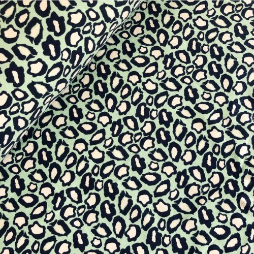 Jersey - Leoprint - mint
